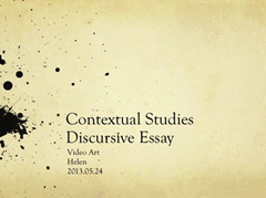 discursive essay
