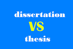 dissertation和thesis有什么区别？