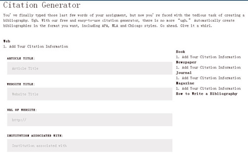 Citation Generator