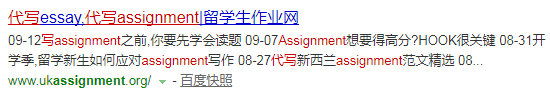 百度搜索assignment代写网站 百度搜索assignment代写网站