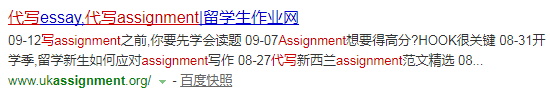 百度搜索assignment代写网站