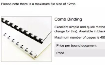 Comb Binding