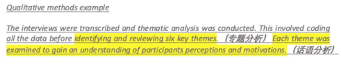 定性方法（Qualitative methods）