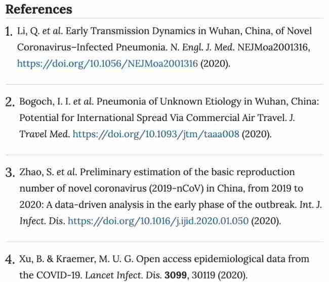 Reference list Reference list